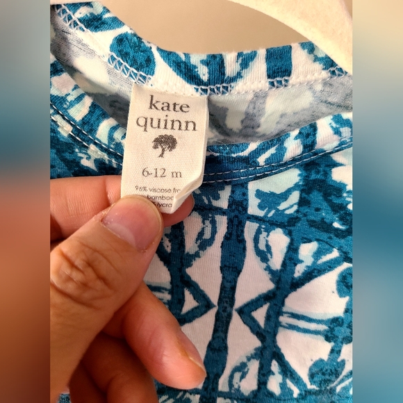 Shibori  shortie romper 💙🩵🤍 - Picture 6 of 6